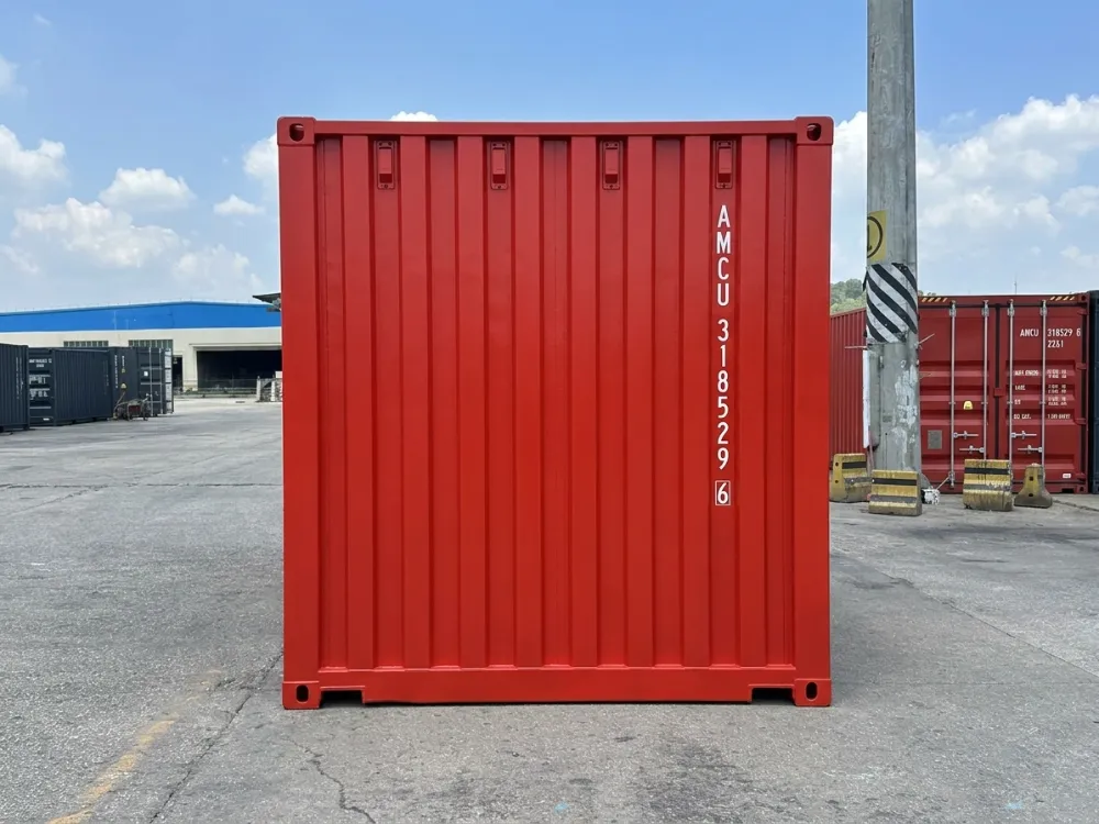 20 fots container one-way – sett fra baksiden